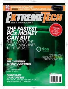 Orion Multisystems on ExtremeTech cover