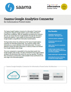 Saama Google Analytics Connector
